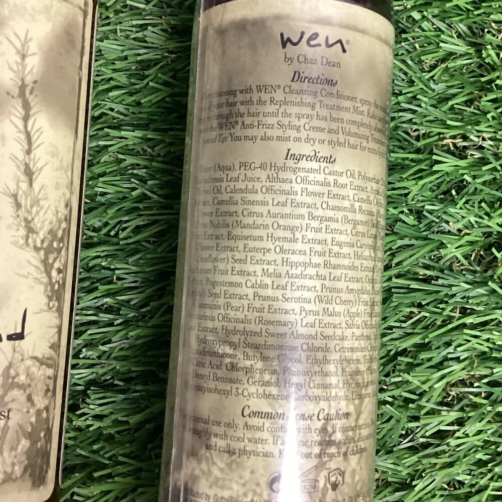 Wen Hair Sweet Almond Mint Replenishing Treatment Mist 6oz x2